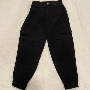 Zara Silk Cargo Pants